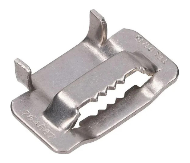 ExtraLink Klamerka stalowa do taśmy stalowej 20mm z ząbkami - 1544071 - zdjęcie